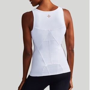 New Tommie Copper® Women's Size L White Lower Back Support Tank Shirt Top
